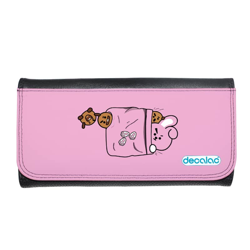 محفظة جلد  بتصميم كوكي و شوكي شخصيات BTS محفظة جلد  بتصميم كوكي و شوكي شخصيات BTS