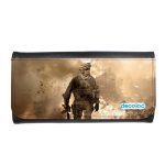محفظة جلد  بتصميم كول أوف ديوتي نيران المعركه