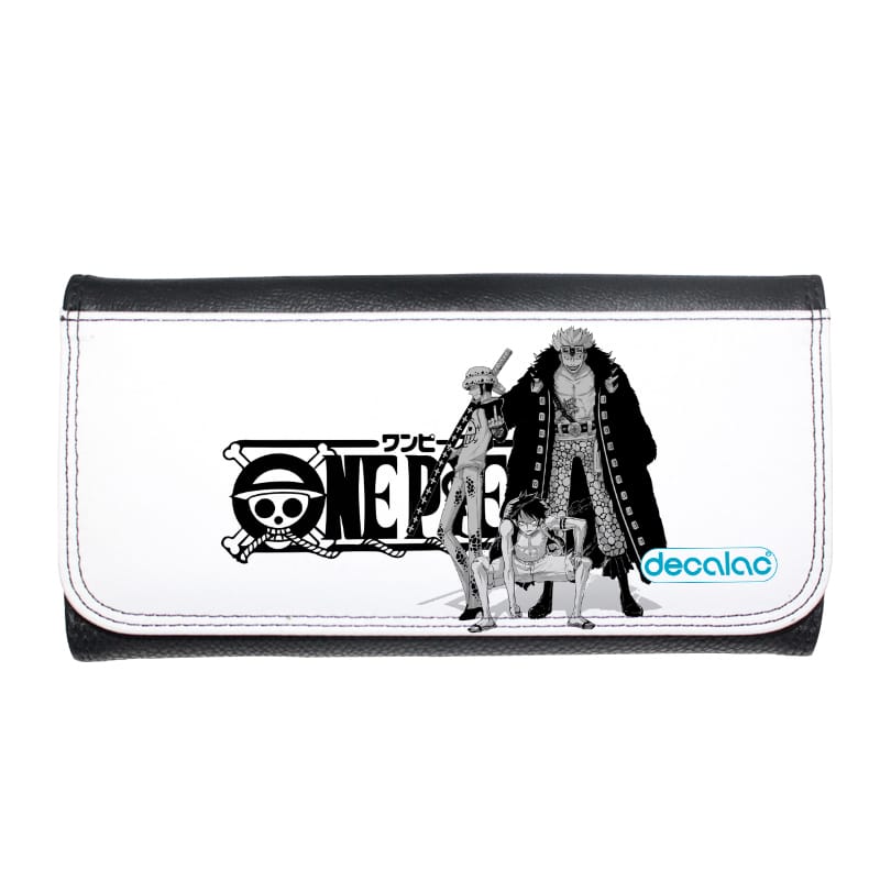 محفظة جلد  بتصميم لاو ولوفي ون بيس محفظة جلد  بتصميم لاو ولوفي ون بيس