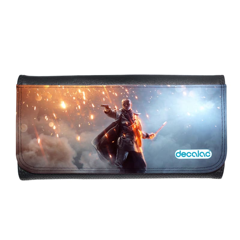 محفظة جلد بتصميم لعبة باتلفيلد محفظة جلد بتصميم لعبة باتلفيلد