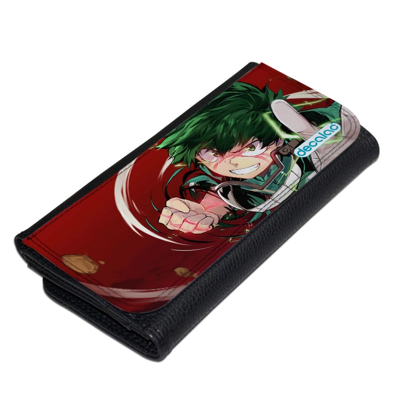 محفظة-جلد-بتصميم-لكمه-ميدوريا-أكاديميتي-للأبطال-1