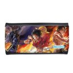 محفظة جلد  بتصميم لوفي سابو إيس ون بيس محفظة جلد  بتصميم لوفي سابو إيس ون بيس