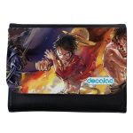 محفظة جلد  بتصميم لوفي سابو إيس ون بيس محفظة جلد  بتصميم لوفي سابو إيس ون بيس