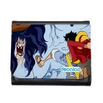 محفظة جلد  بتصميم لوفي ضد سيزار ون بيس محفظة جلد  بتصميم لوفي ضد سيزار ون بيس