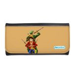 محفظة جلد  بتصميم لوفي و زورو ون بيس محفظة جلد  بتصميم لوفي و زورو ون بيس