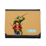 محفظة جلد  بتصميم لوفي و زورو ون بيس محفظة جلد  بتصميم لوفي و زورو ون بيس