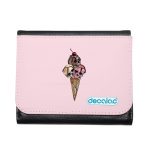 محفظة جلد  بتصميم مثلجات الجماجم محفظة جلد  بتصميم مثلجات الجماجم