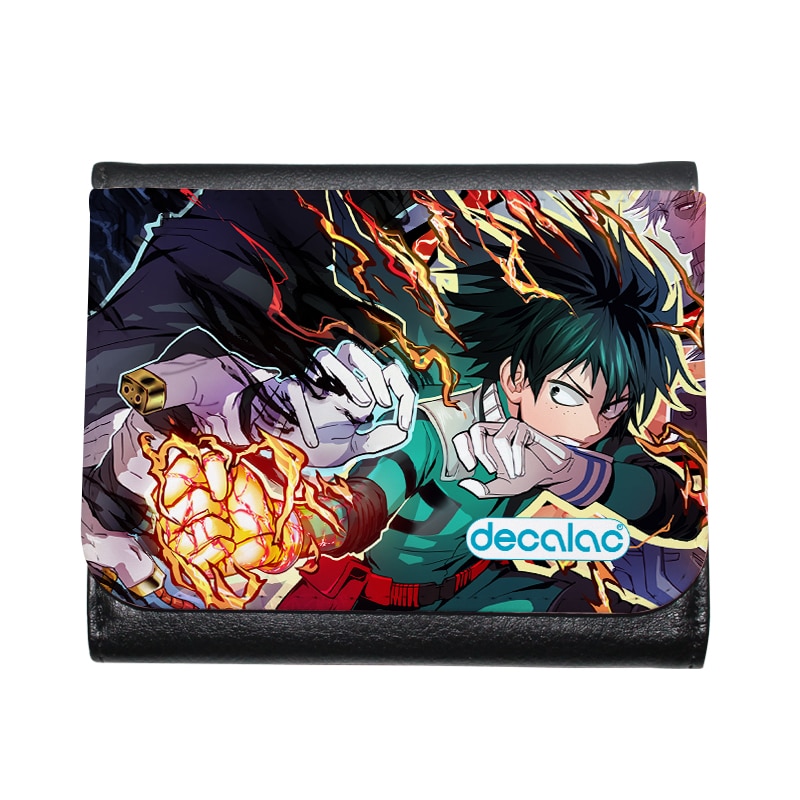 محفظة جلد  بتصميم معركه في أكاديميتي للأبطال محفظة جلد  بتصميم معركه في أكاديميتي للأبطال