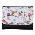 محفظة جلد  بتصميم مورد