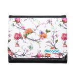 محفظة جلد  بتصميم مورد محفظة جلد  بتصميم مورد