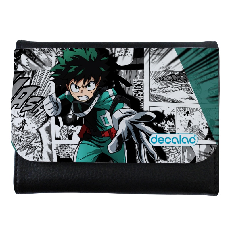 محفظة جلد بتصميم ميدوريا مانجا أكاديميتي للأبطال محفظة جلد بتصميم ميدوريا مانجا أكاديميتي للأبطال