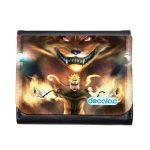 محفظة جلد  بتصميم ناروتو وكوراما الكيوبي