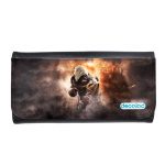 محفظة جلد  بتصميم نداء الواجب باتلفيلد