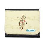 محفظة جلد  بتصميم نغمة موسيقية جميلة محفظة جلد  بتصميم نغمة موسيقية جميلة