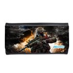 محفظة جلد  بتصميم نيران معارك كول أوف ديوتي محفظة جلد  بتصميم نيران معارك كول أوف ديوتي