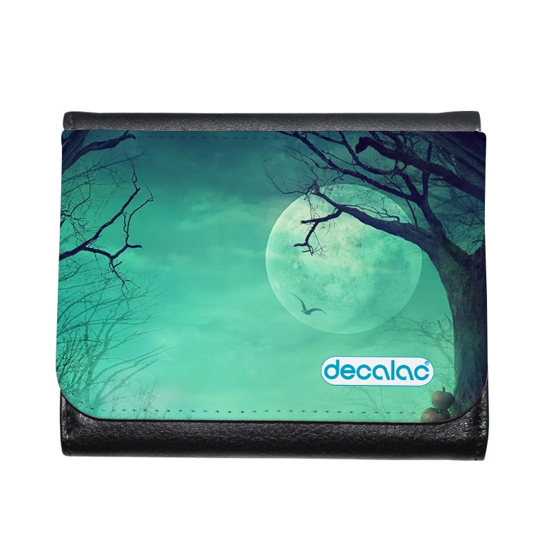 محفظة جلد بتصميم هالوين مخيف محفظة جلد بتصميم هالوين مخيف