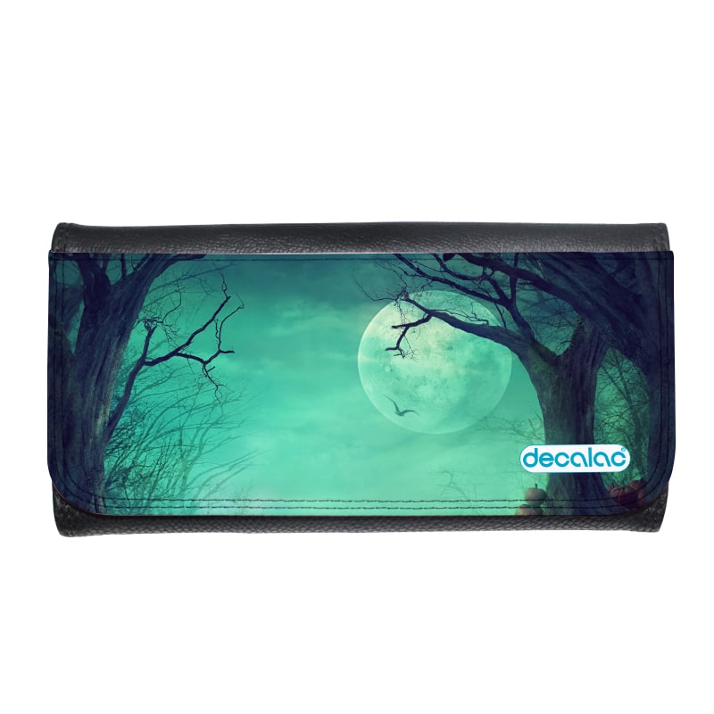 محفظة جلد بتصميم هالوين مخيف محفظة جلد بتصميم هالوين مخيف