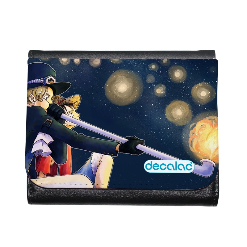 محفظة جلد بتصميم وداع إيس ون بيس محفظة جلد بتصميم وداع إيس ون بيس