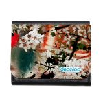 محفظة جلد  بتصميم ورود محفظة جلد  بتصميم ورود