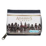 محفظة جينز بتصميم أساسنز كريد جميع الشخصيات محفظة جينز بتصميم أساسنز كريد جميع الشخصيات