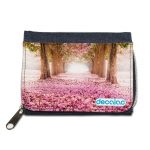 محفظة جينز بتصميم اشجار الساكورا محفظة جينز بتصميم اشجار الساكورا