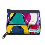 محفظة جينز بتصميم اشكال هندسيه محفظة جينز بتصميم اشكال هندسيه