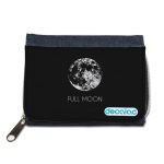 محفظة جينز بتصميم اكتمال القمر