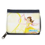 محفظة جينز بتصميم الاميرة بيلا فيلم الجميلة والوحش