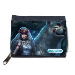 محفظة جينز بتصميم الاميرة مونونوكي في الغابة