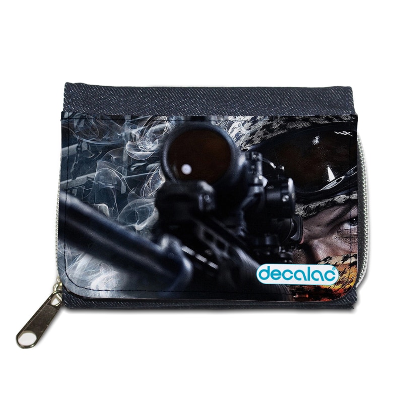 محفظة جينز بتصميم القناص  باتلفيلد 1 محفظة جينز بتصميم القناص  باتلفيلد 1