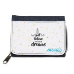 محفظة جينز بتصميم النجوم والأحلام محفظة جينز بتصميم النجوم والأحلام