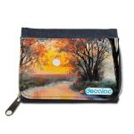 محفظة جينز بتصميم انعكاس الغروب محفظة جينز بتصميم انعكاس الغروب