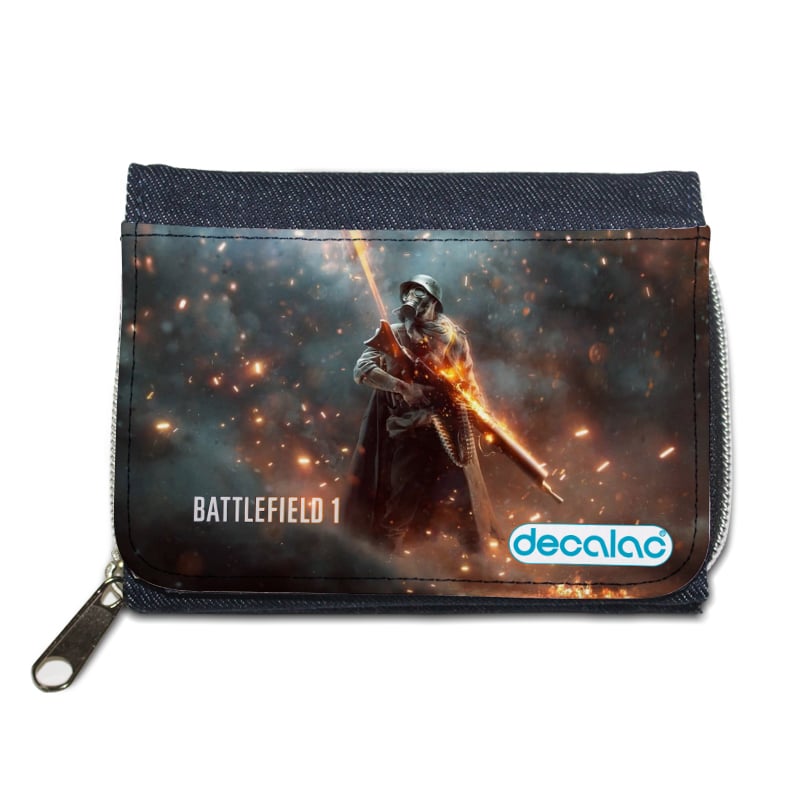 محفظة جينز بتصميم بندقية هجوميه باتل فيلد محفظة جينز بتصميم بندقية هجوميه باتل فيلد