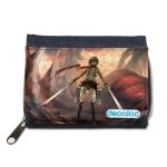 محفظة جينز بتصميم تقضي ميكاسا على العمالقة هجوم العمالقة