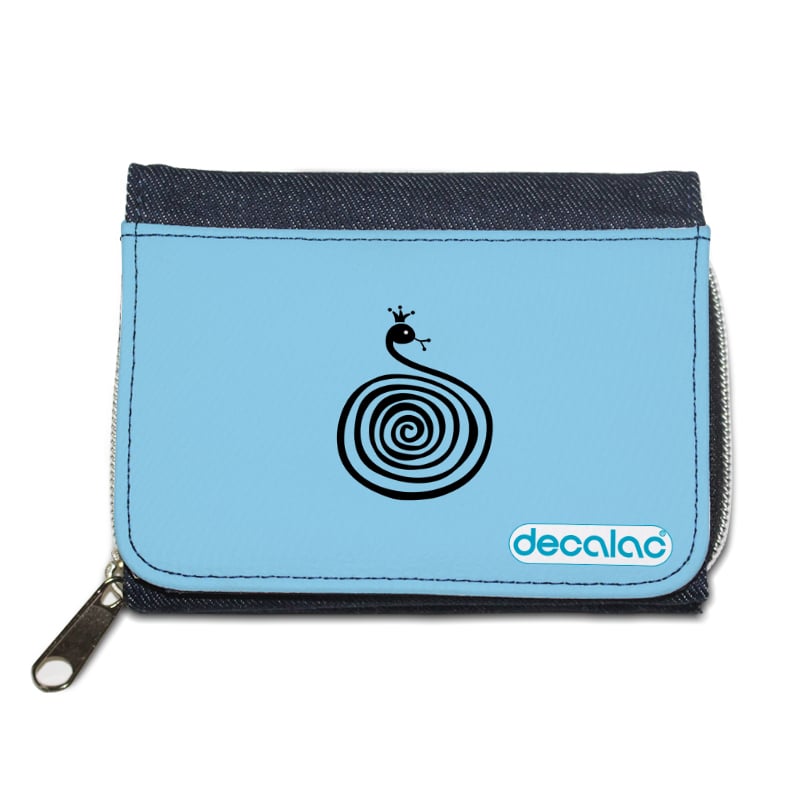 محفظة جينز بتصميم ثعبان لطيف محفظة جينز بتصميم ثعبان لطيف