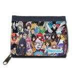 محفظة جينز بتصميم جنون الانميات محفظة جينز بتصميم جنون الانميات