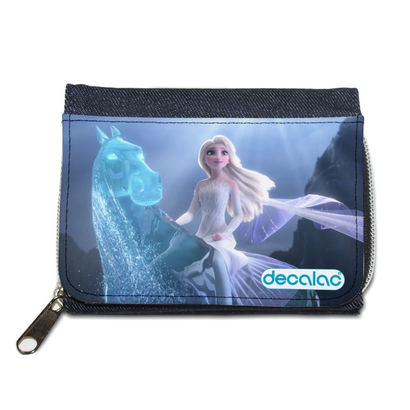 محفظة جينز بتصميم حصان إلسا الثلجي ملكة الثلج محفظة جينز بتصميم حصان إلسا الثلجي ملكة الثلج