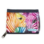 محفظة جينز بتصميم حمار وحشي ملون محفظة جينز بتصميم حمار وحشي ملون