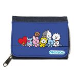 محفظة جينز بتصميم خط السعادة شخصيات BT21