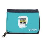 محفظة جينز بتصميم دع القلق