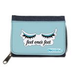 محفظة جينز بتصميم رموش