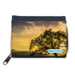 محفظة جينز بتصميم شجره الغروب محفظة جينز بتصميم شجره الغروب