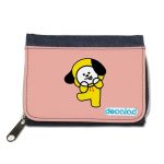 محفظة جينز بتصميم شخصيه شيمي BT21 محفظة جينز بتصميم شخصيه شيمي BT21