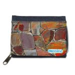 محفظة جينز بتصميم صخور ملونه محفظة جينز بتصميم صخور ملونه