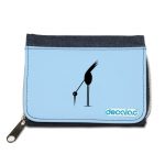 محفظة جينز بتصميم طائر أسود محفظة جينز بتصميم طائر أسود