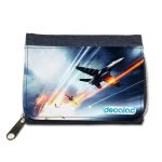 محفظة جينز بتصميم طائرات حربيه باتلفيلد محفظة جينز بتصميم طائرات حربيه باتلفيلد