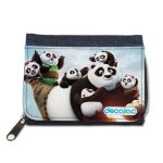 محفظة جينز بتصميم عائلة كونغ فو باندا