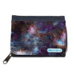 محفظة جينز بتصميم فضاء بنفسجي محفظة جينز بتصميم فضاء بنفسجي