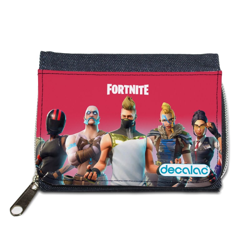 محفظة جينز بتصميم فورت نايت باتل رويال محفظة جينز بتصميم فورت نايت باتل رويال