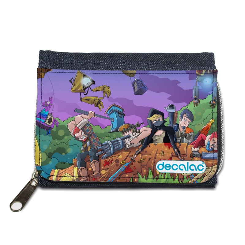 محفظة جينز بتصميم فورت نايت رسم محفظة جينز بتصميم فورت نايت رسم